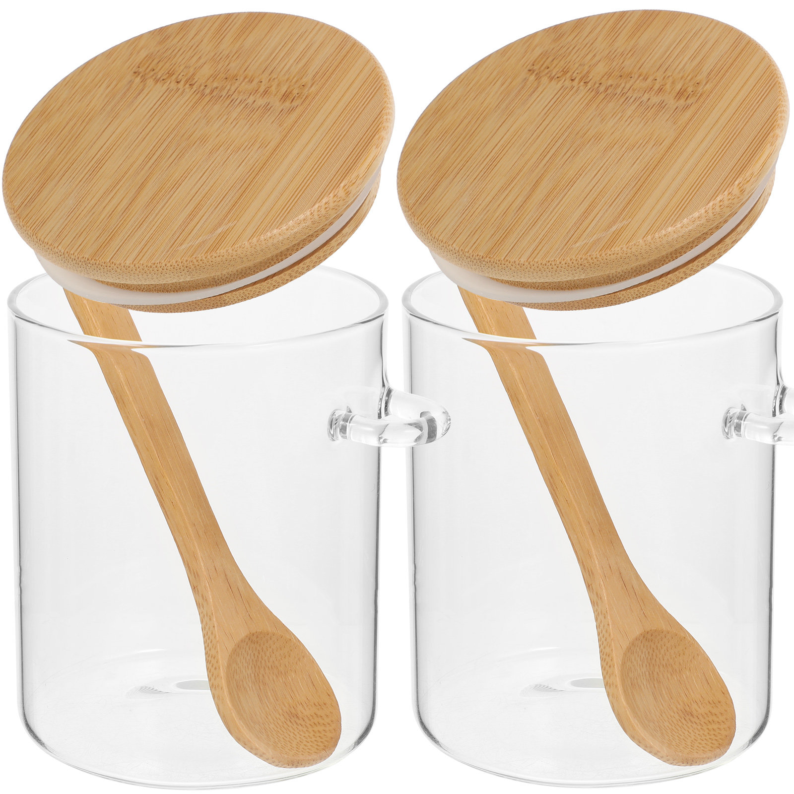 Food Storage Kitchen - Conjunto de 2 Potes de Vidro