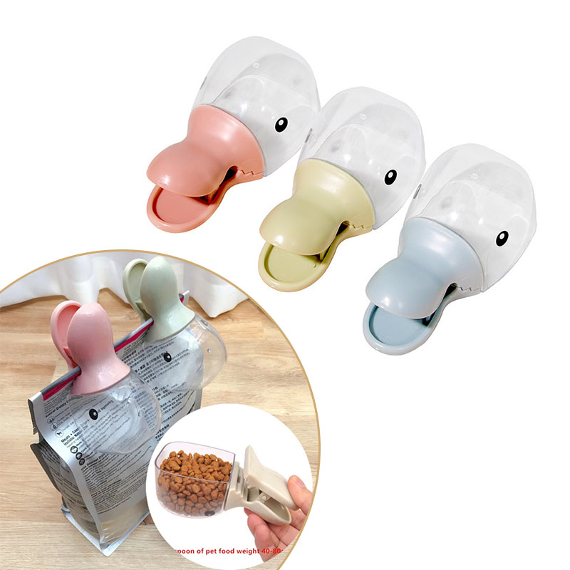 Food Storage With Scoop - Colher de comida para animais de