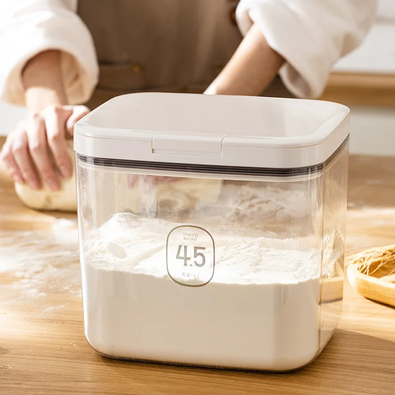 Food Storage Drums - Balde de farinha selado, armazenamento doméstico