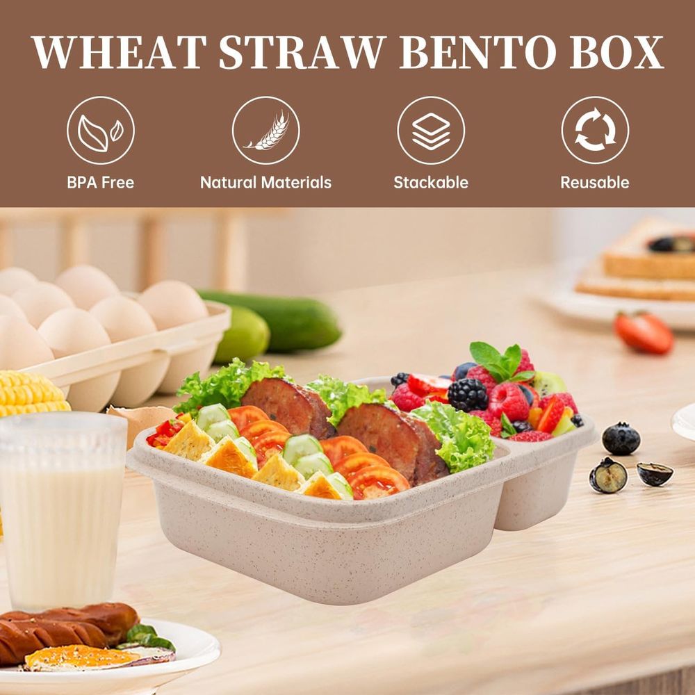 Conjunto de 4 Caixas de Almoço - Storage Food Prep avaliação e preço