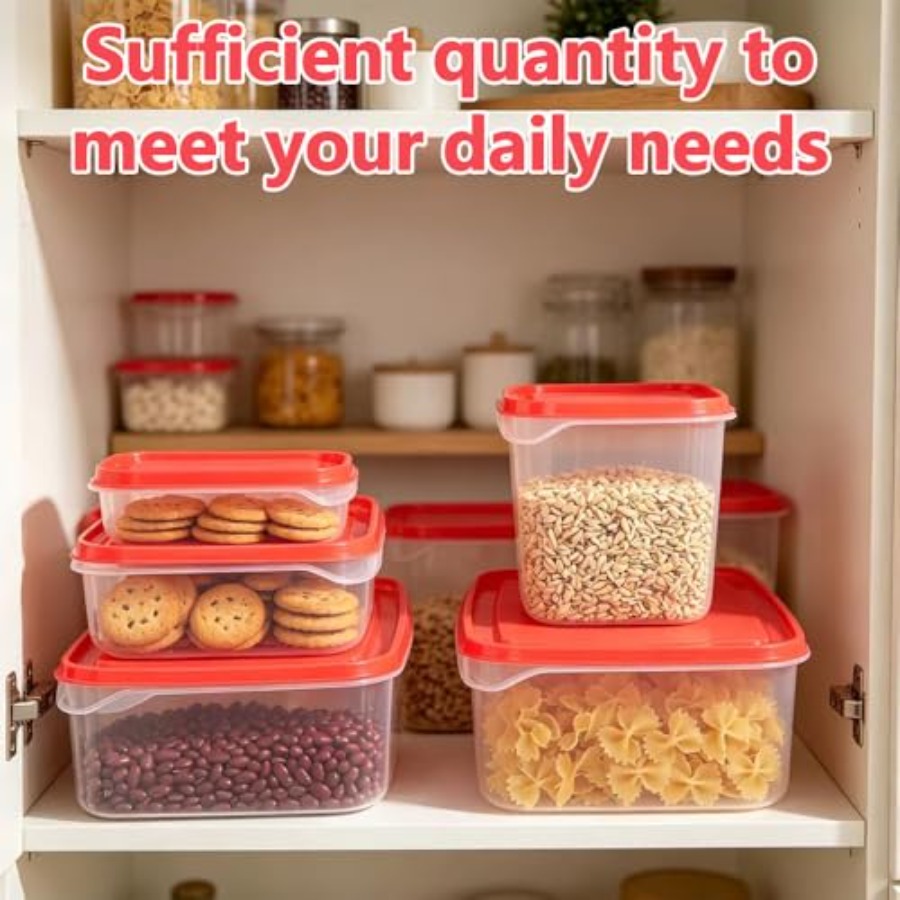 Conjunto de 17 Peças de Plásti - Storage Food Prep avaliação e preço