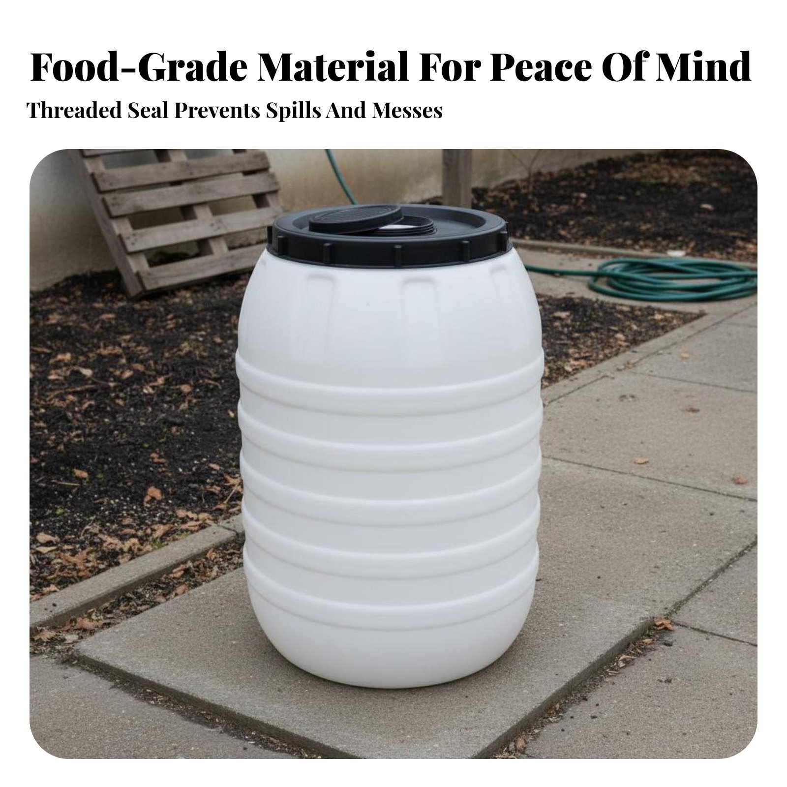 Tambor de Plástico Grau Alimen - Food Storage Drums avaliação e preço