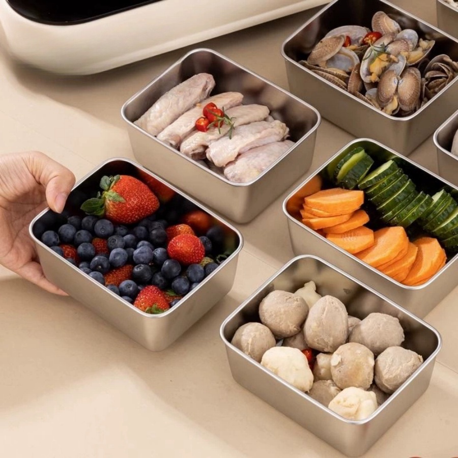 Conjunto de 1-2-3 Peças de Rec - Storage Food Prep avaliação e preço