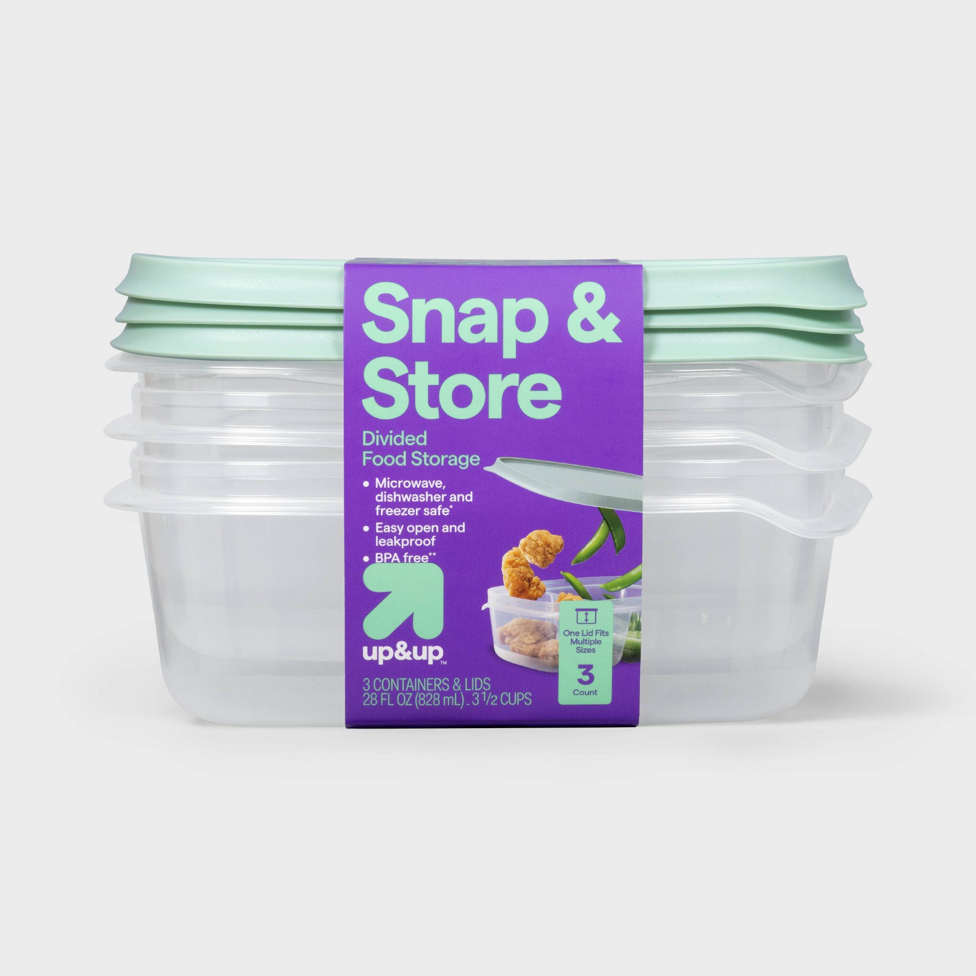 Recipientes de plástico transp - Storage Food Prep avaliação e preço