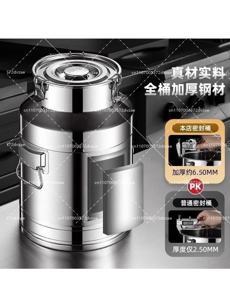 Balde de Leite Selado em Aço I - Food Storage Drums avaliação e preço