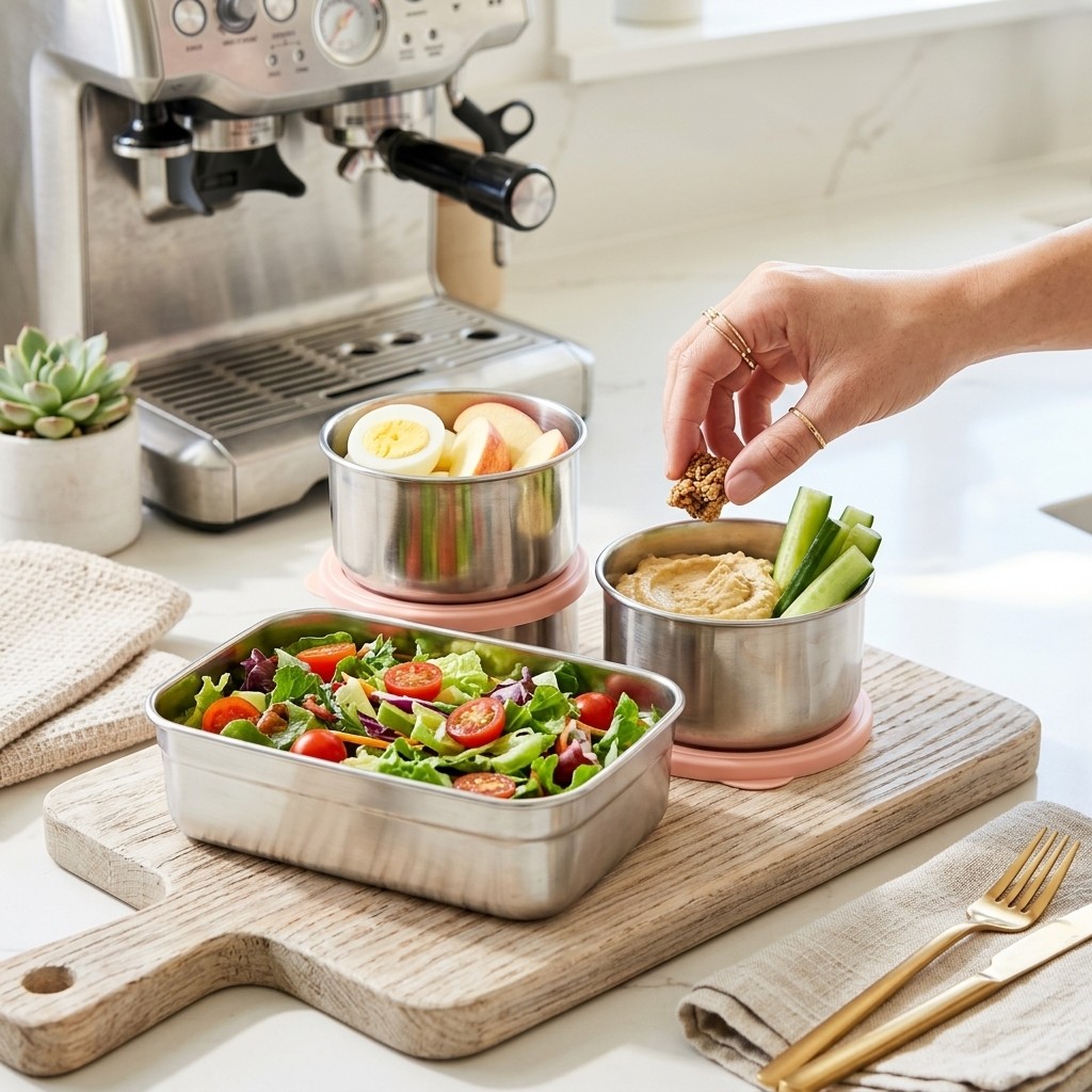 Conjunto de Marmitas de Aço In - Food Storage 30 Years avaliação e preço