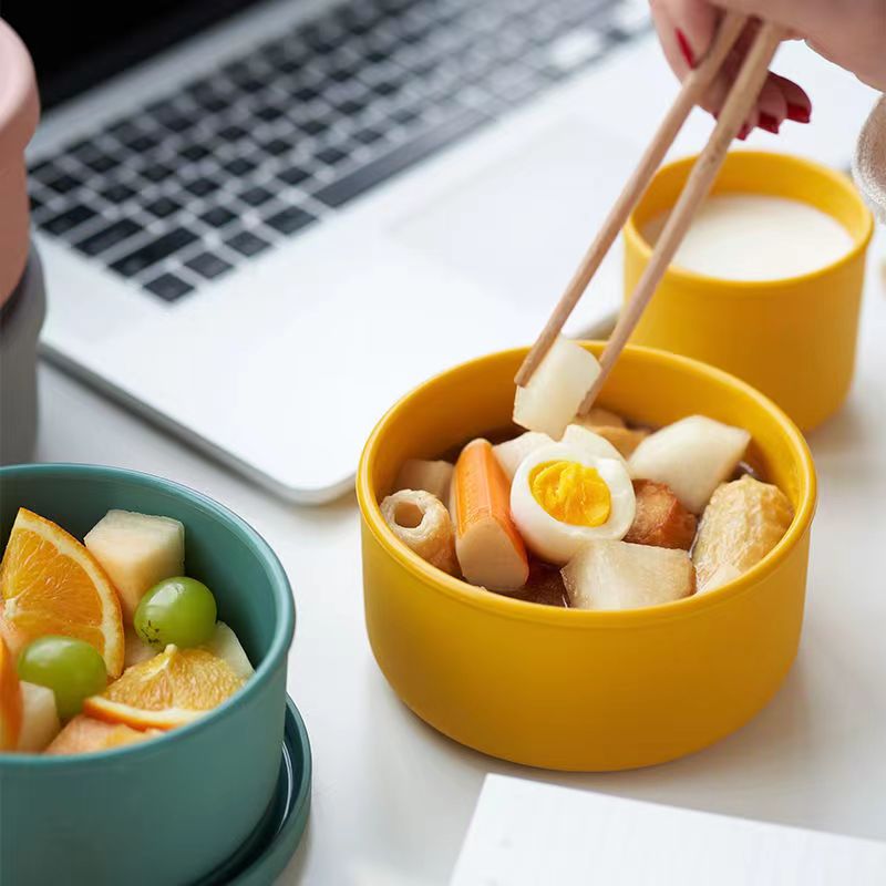 1 pçs silicone redondo tigela  - Food Storage Hot avaliação e preço