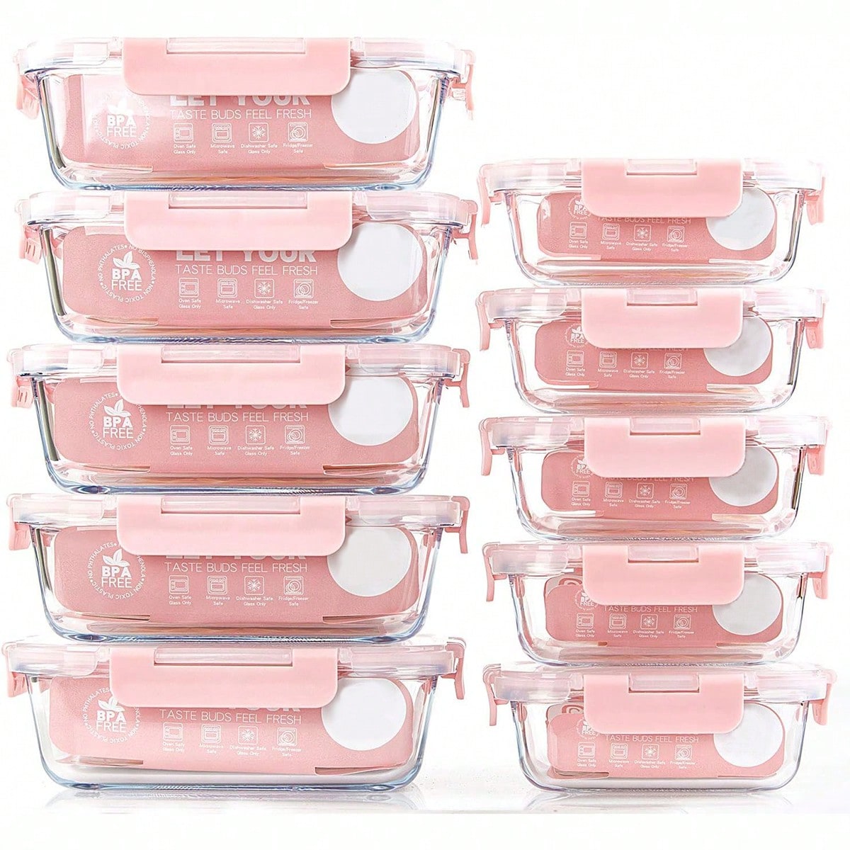 Conjunto de 10 Recipientes de  - Food Storage With Colander avaliação e preço