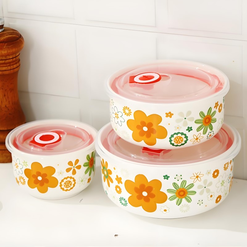 Conjunto de três peças, fino o - Food Storage Hot avaliação e preço