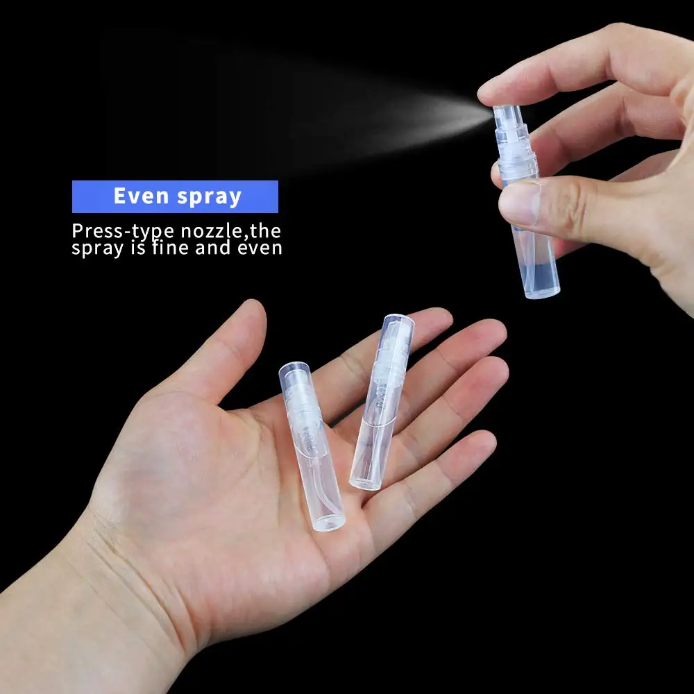 100 pçs 2ml 3ml 5ml mini spray - Food Storage Drums avaliação e preço