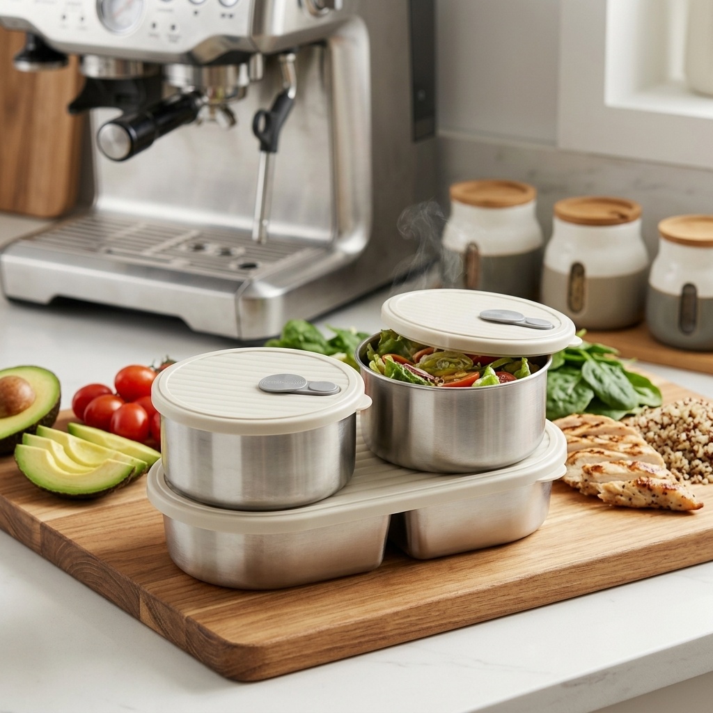 Conjunto de Marmitas de Aço In - Food Storage 30 Years avaliação e preço