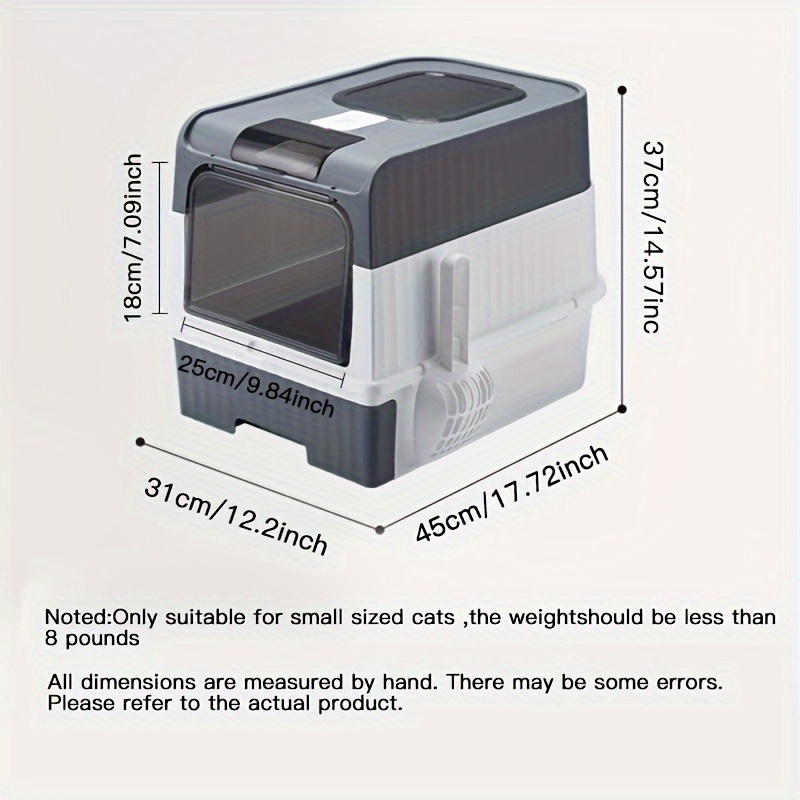 Caixa de Areia para Gatos com  - Food Storage With Scoop avaliação e preço