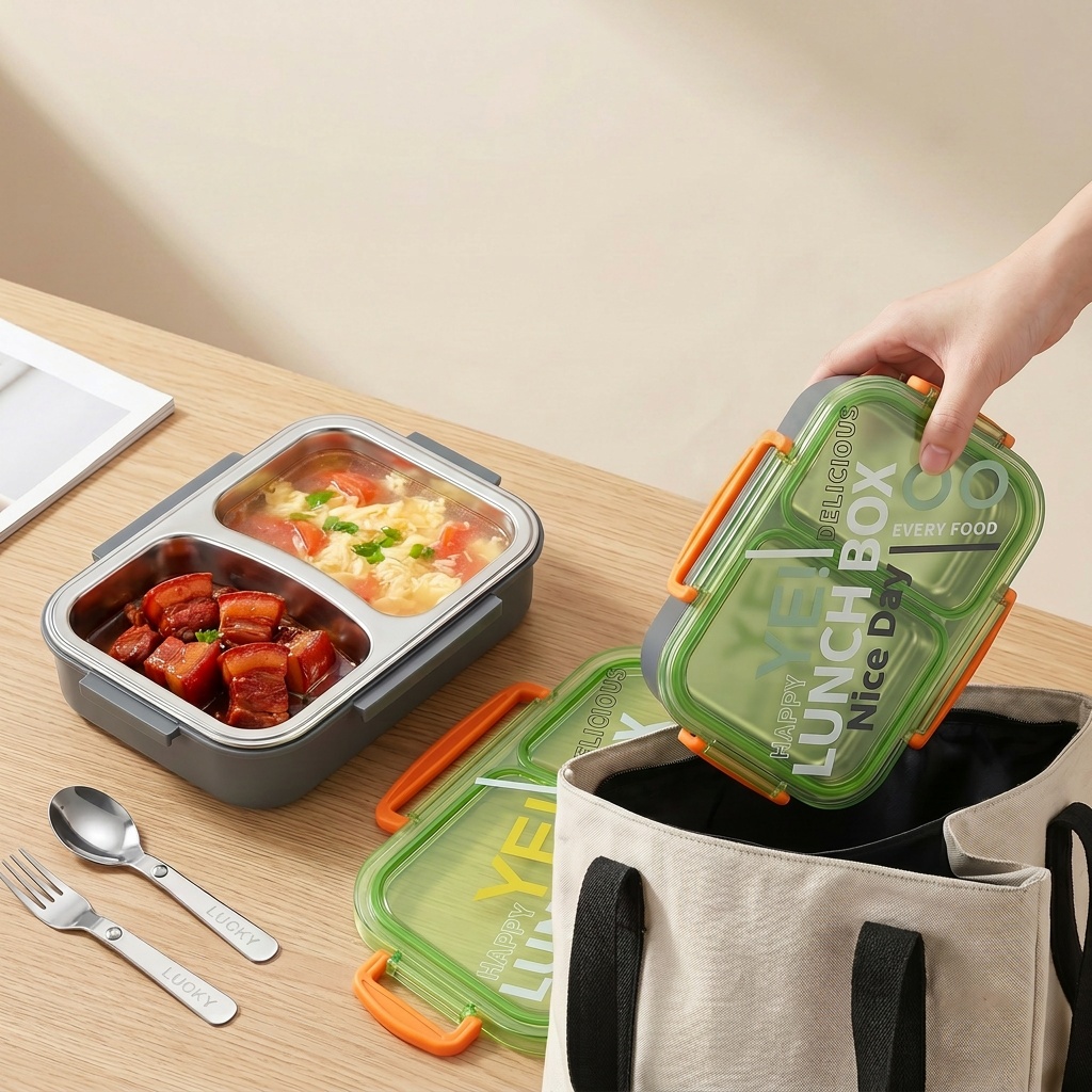 Marmita de Aço Inoxidável 304  - Food Storage With Scoop avaliação e preço