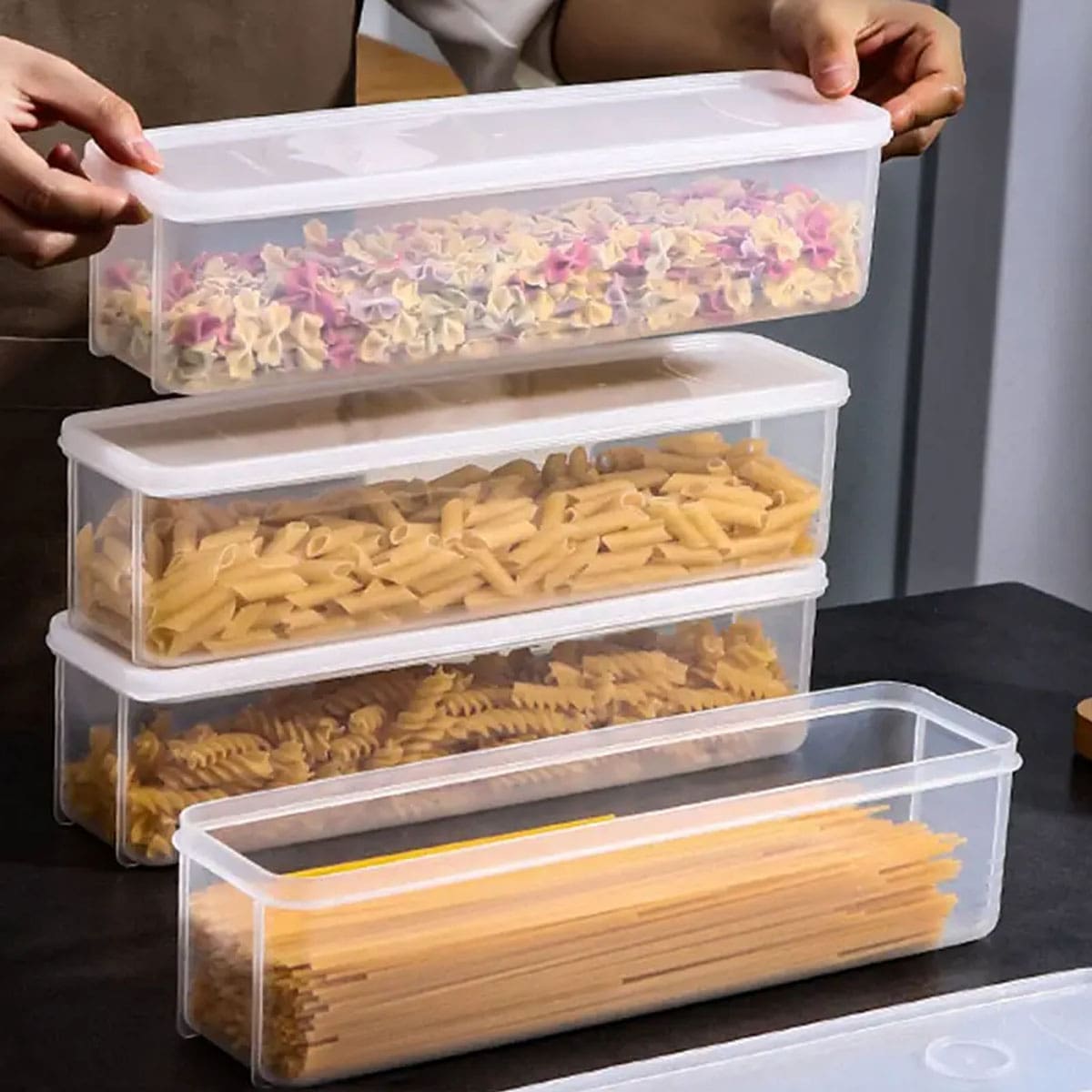 1 Caixa de Armazenamento Plást - Food Storage With Colander avaliação e preço